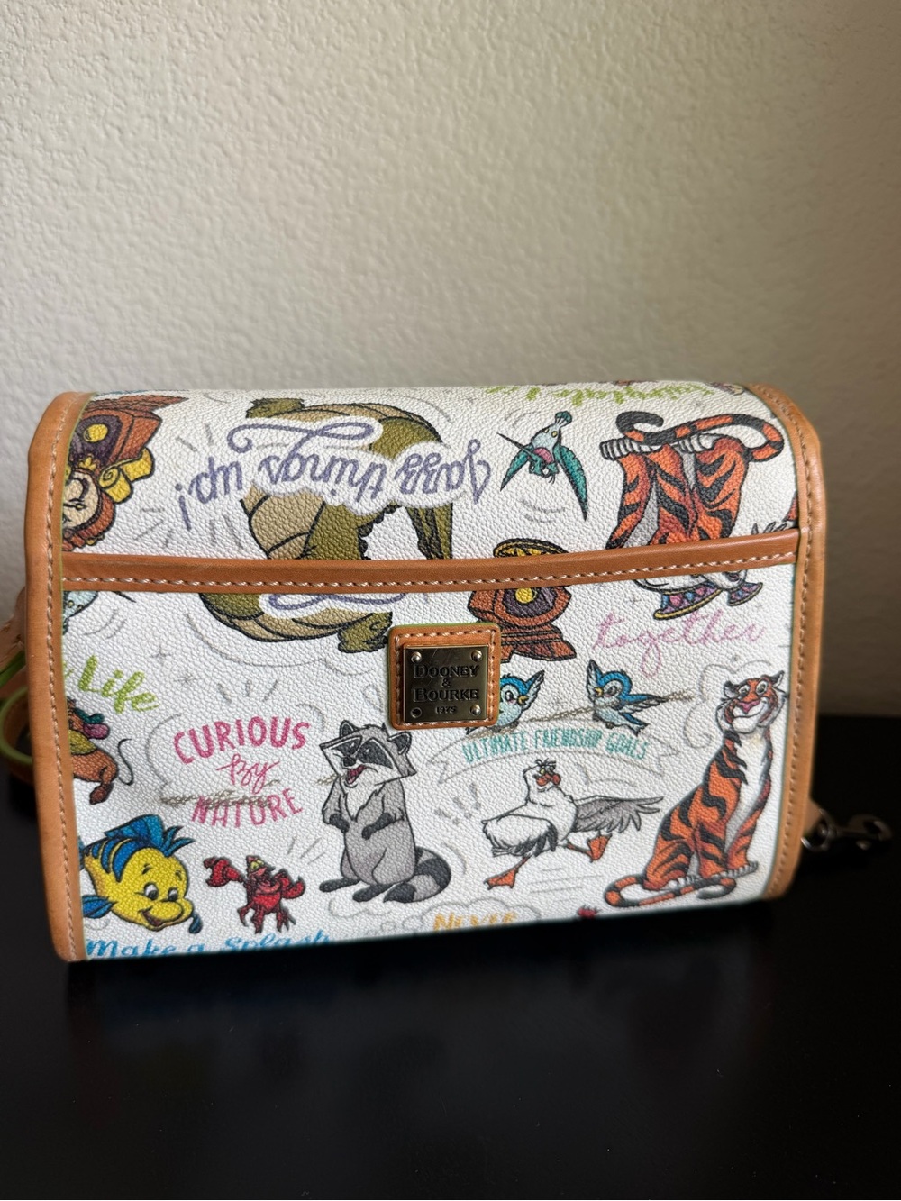 Dooney & Bourke Disney Little Mermaid Aladdin Crossbody Sidekicks Small